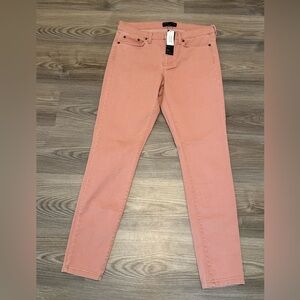 Banana Republic Skinny Cotton Jean Mid Rise in English Rose NWT size 28 / 6